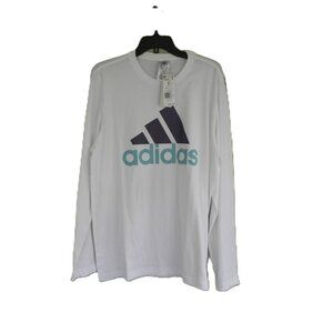 NWT Adidas White long sleeve t-shirt with graphic - Men's Large